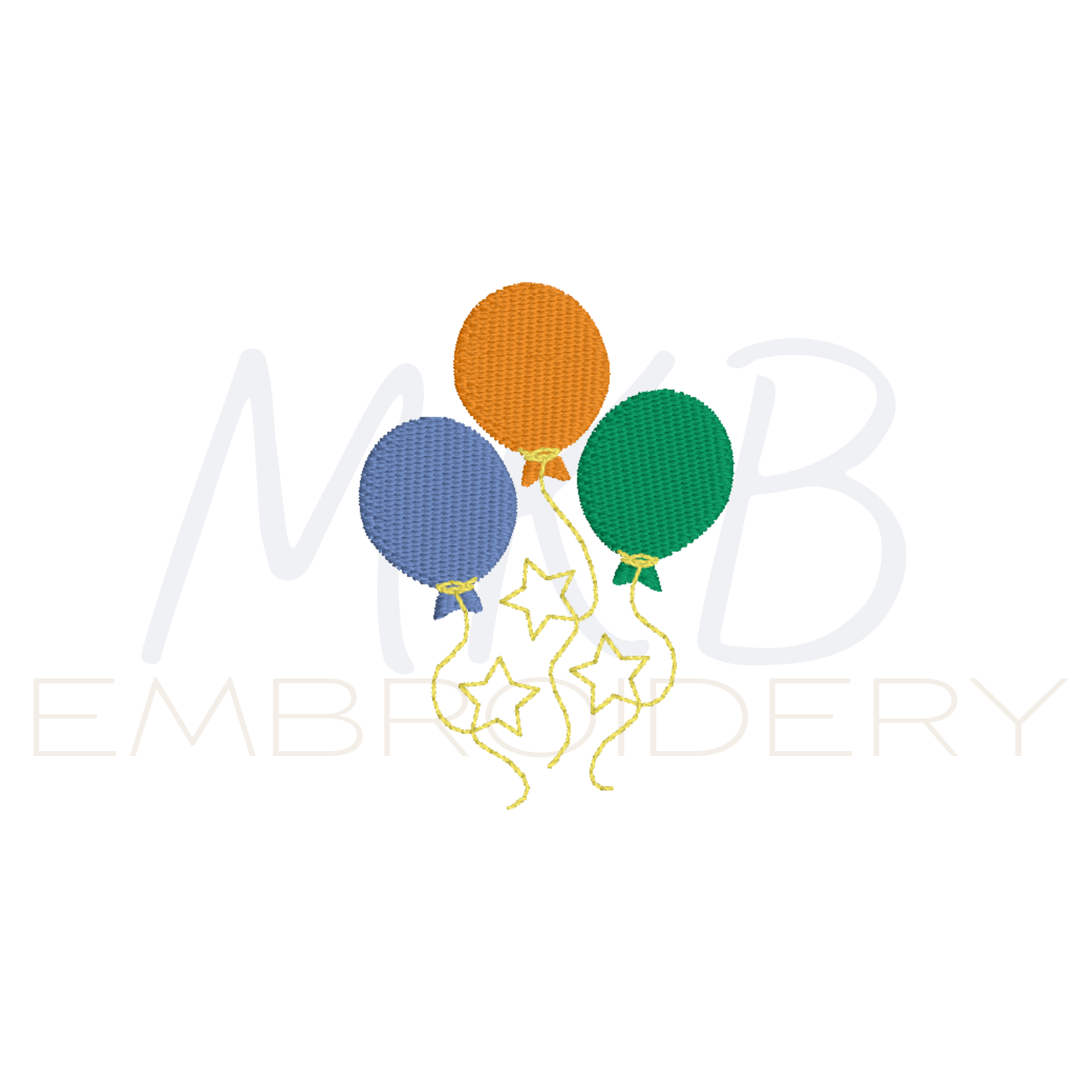 Balloon Embroidery Design Mini