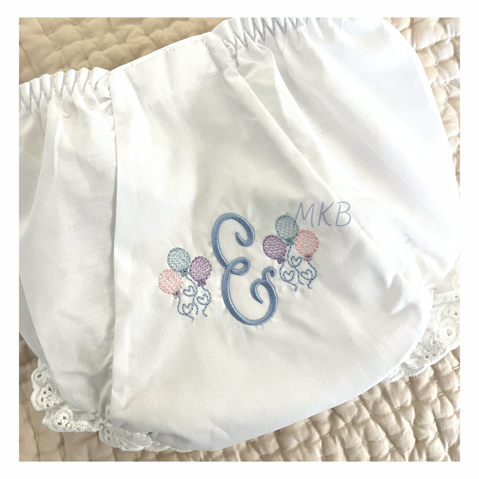 Balloon Trio Sketch Stitch Embroidery Design