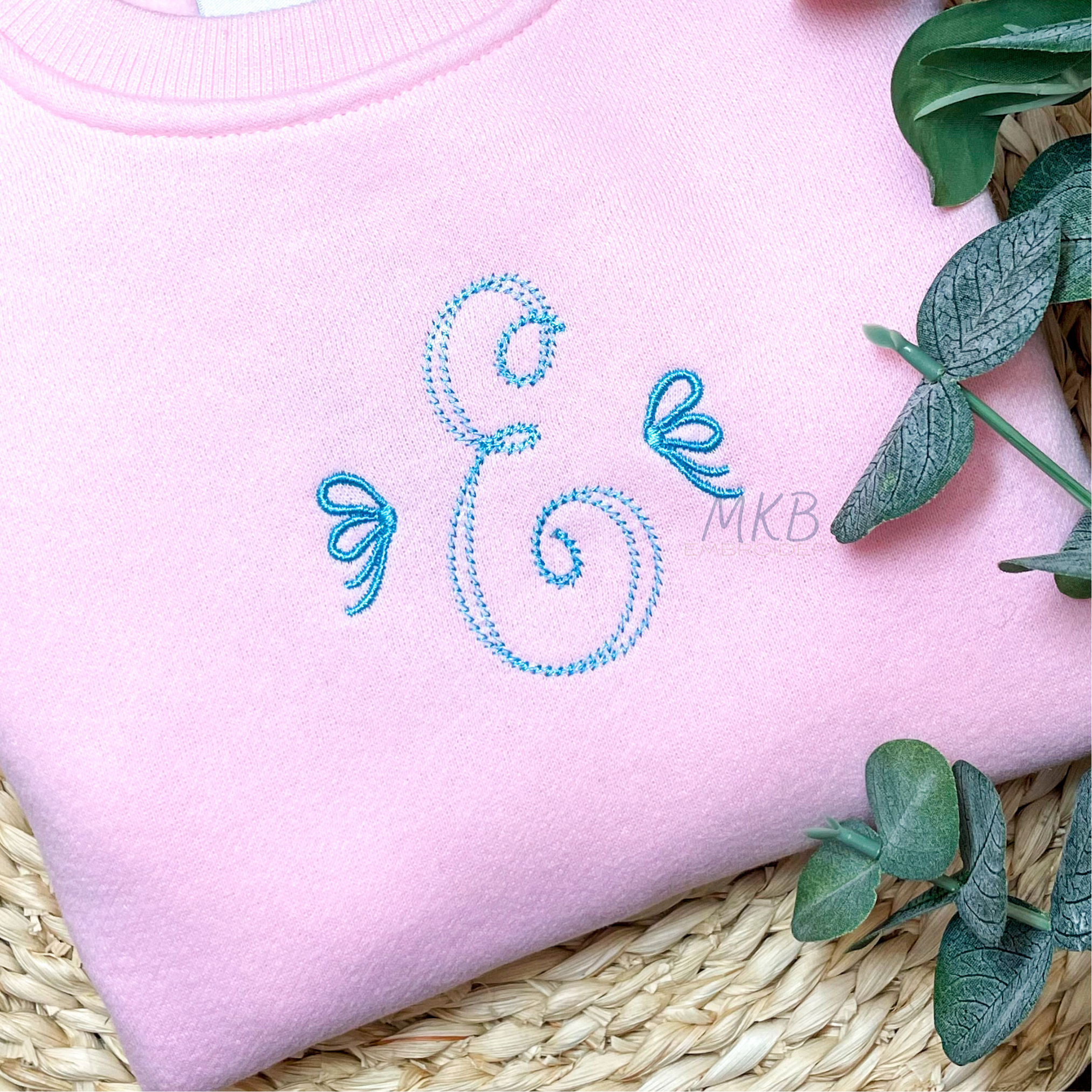 Mini Side Bow Embroidery Design