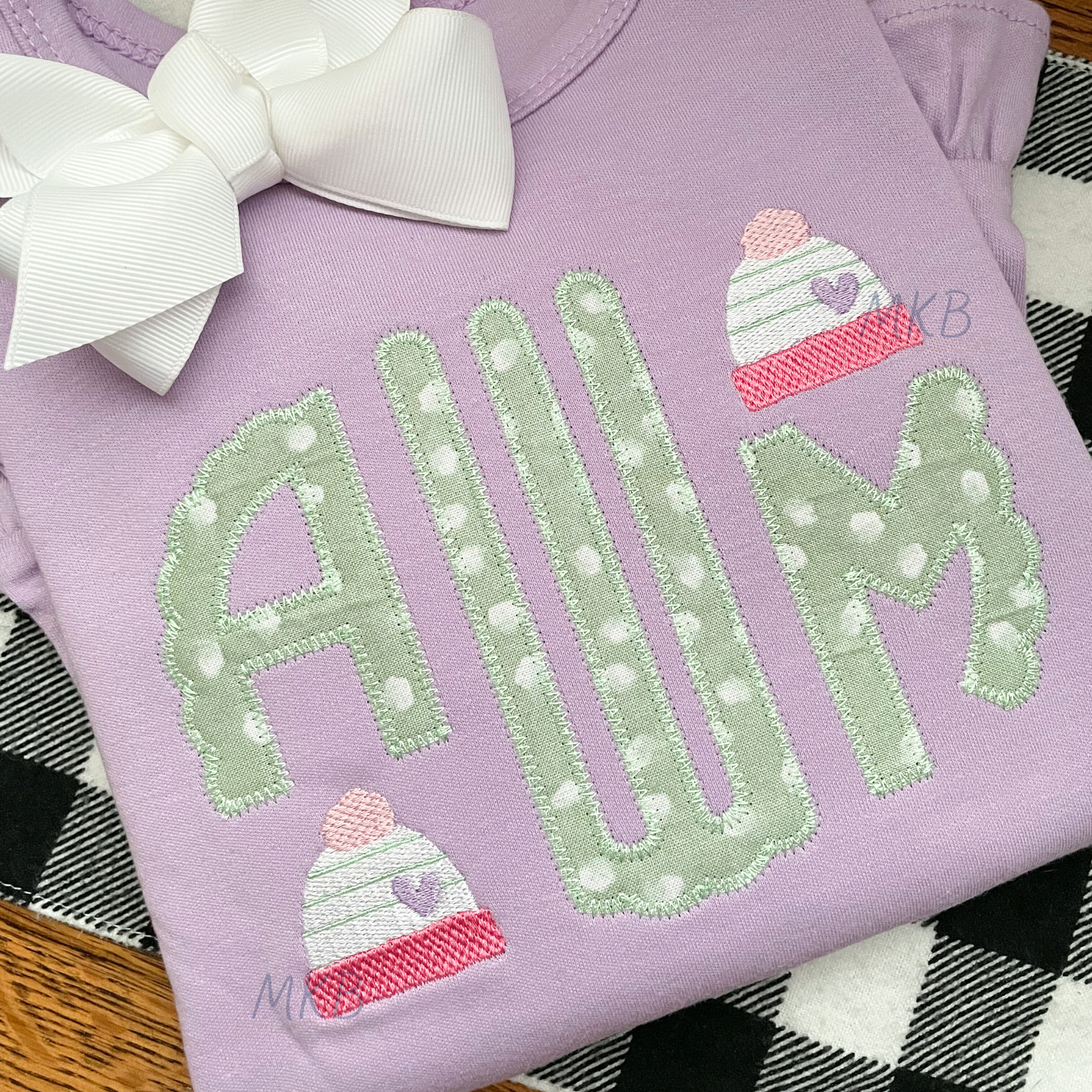 Winter Beanie Toque Embroidery Design