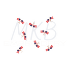 American Flags for Cocktail Napkins