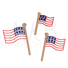 American Flag Embroidery Design