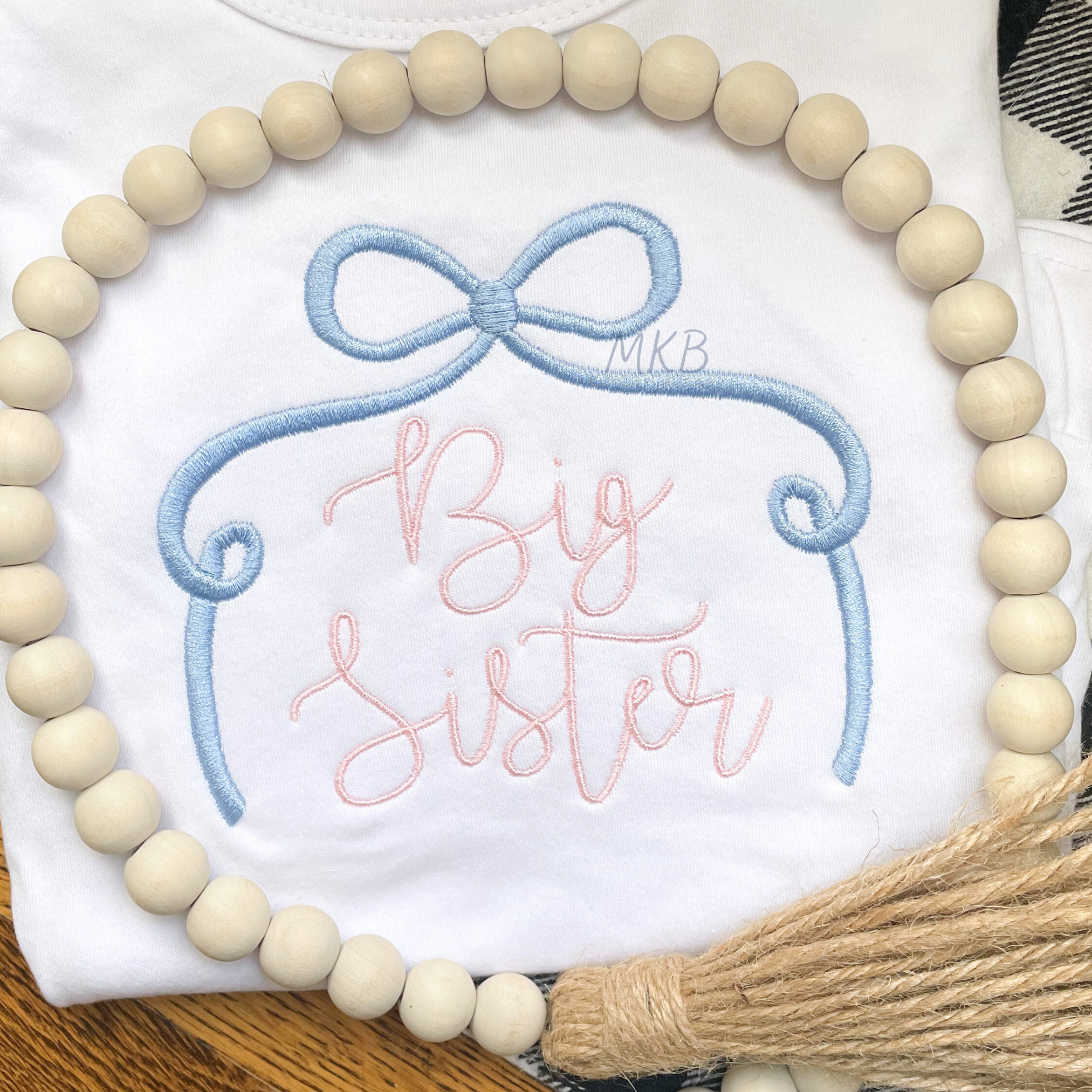 Bow Embroidery Design