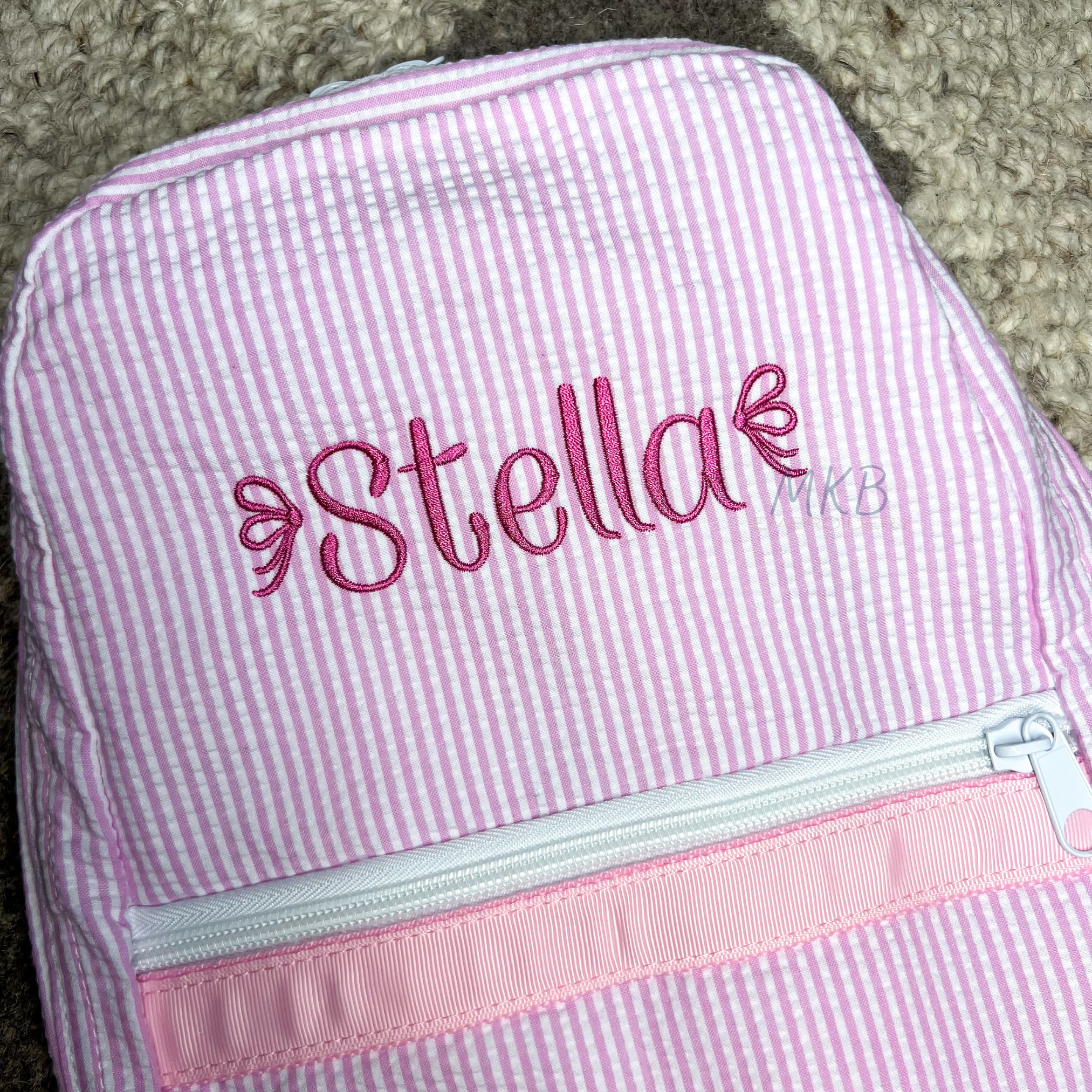 Mini Side Bow Embroidery Design