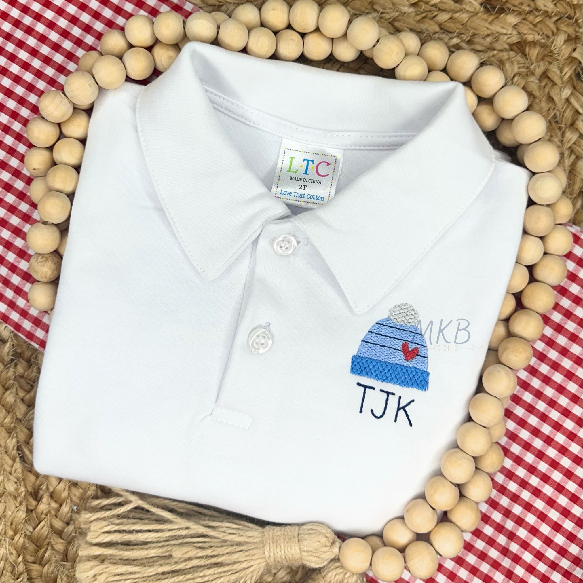 Beanie Hat Embroidery Design